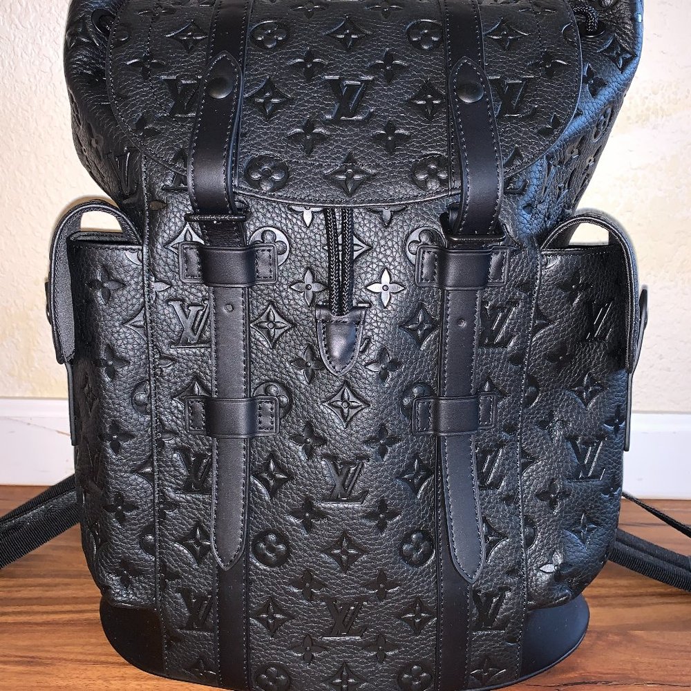 LOUIS VUITTON CHRISTOPHER TAURILLON Monogram Leather Backpack Retail $5,500